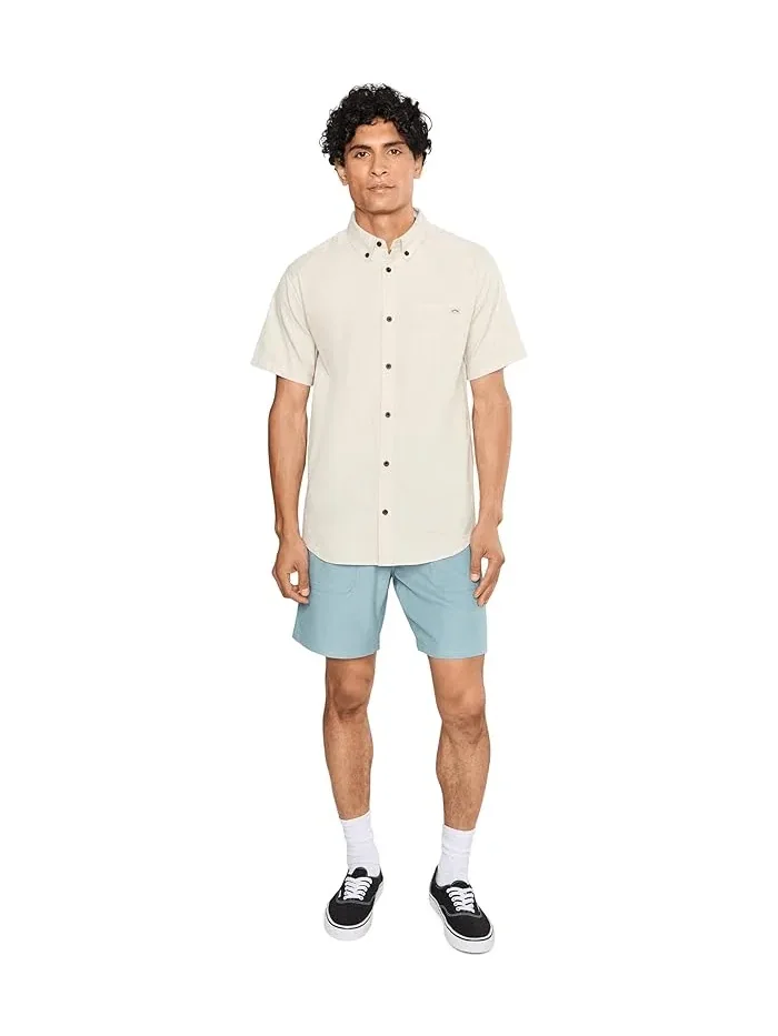 Рубашка повседневная с коротким рукавом All Day Billabong — изображение 2 из 5, хаки