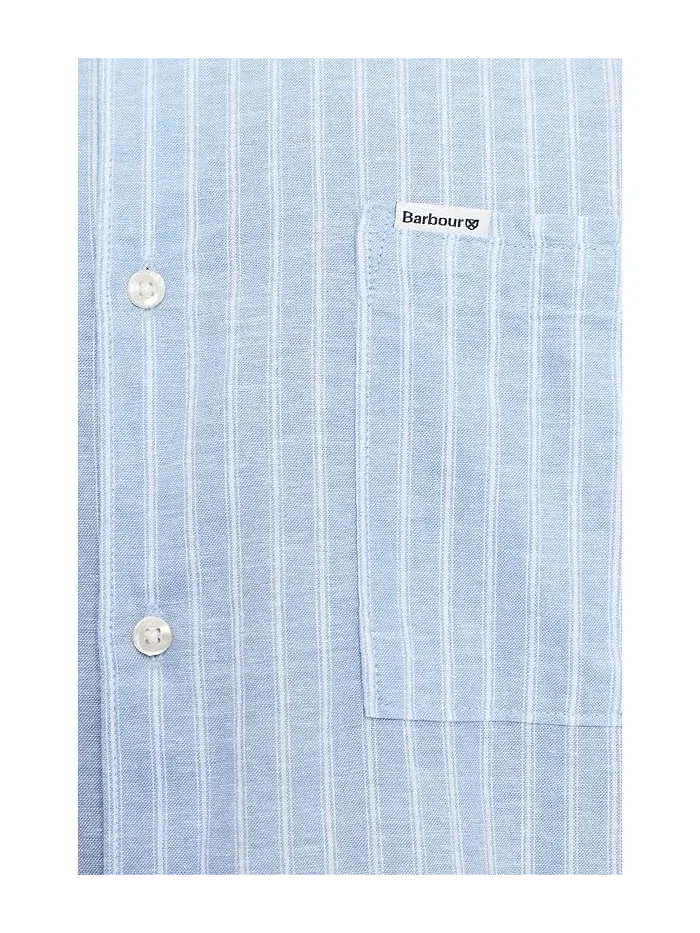 Рубашка поло Nelson Summer Fit Barbour — изображение 5 из 5, синий