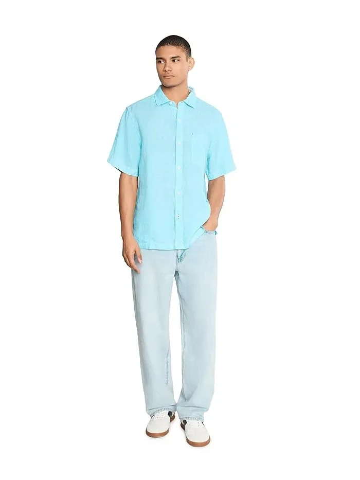Рубашка с коротким рукавом Paradise Breezer Tommy Bahama — изображение 2 из 5, синий