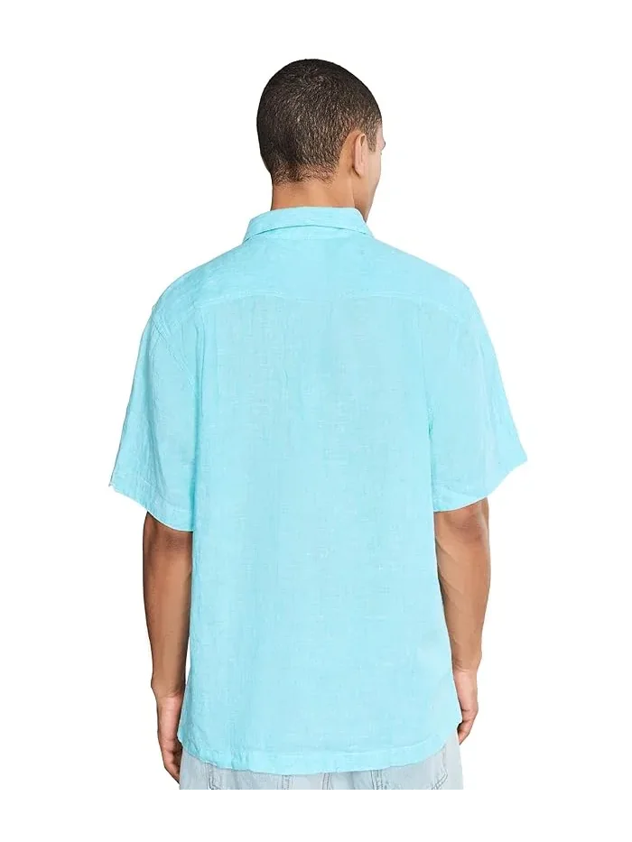 Рубашка с коротким рукавом Paradise Breezer Tommy Bahama — изображение 4 из 5, синий
