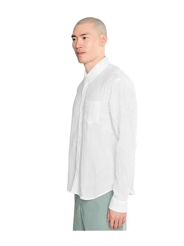 Рубашка Cloud Gauze Long Sleeve L.L.Bean — изображение 3 из 5, белый