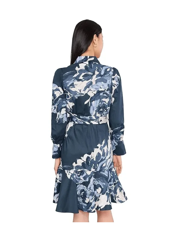 Платье A-line Calvin Klein — изображение 4 из 5, винтажный индиго мульти