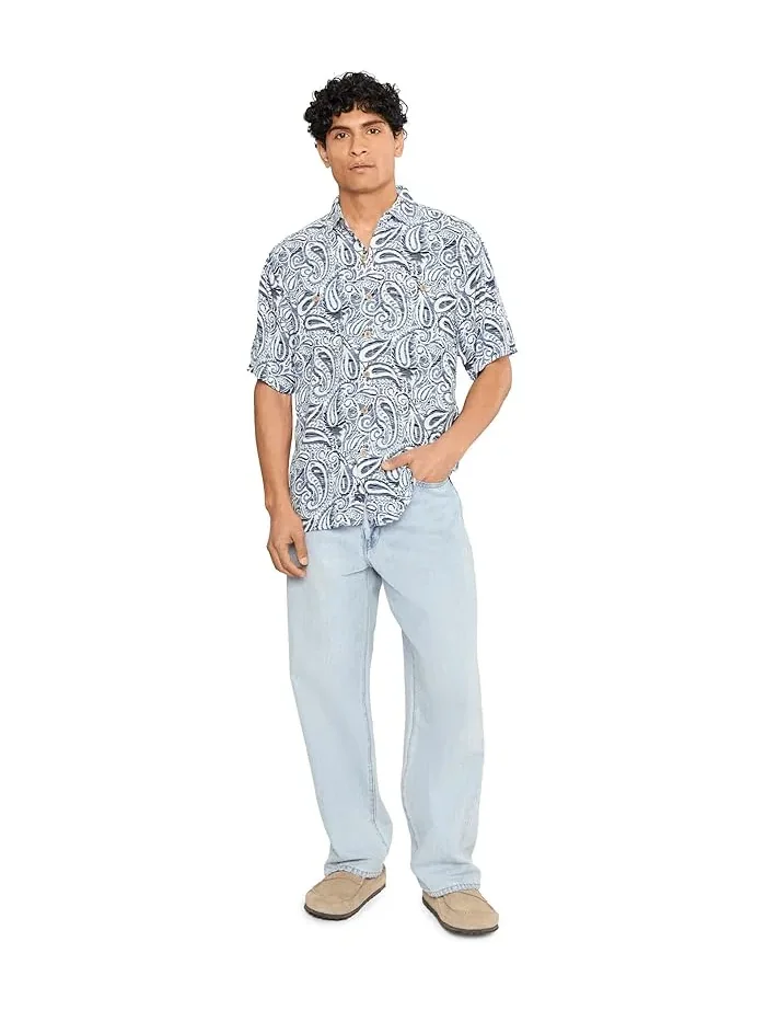 Рубашка с принтом Veracruz Sands Paisley Petals Tommy Bahama — изображение 2 из 5, синий