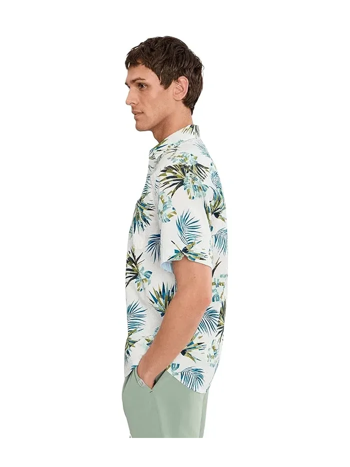 Рубашка с цветочным принтом Nova Wave Frond Mosaic Tommy Bahama — изображение 3 из 5, белый