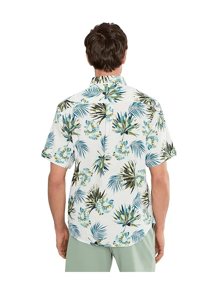 Рубашка с цветочным принтом Nova Wave Frond Mosaic Tommy Bahama — изображение 4 из 5, белый