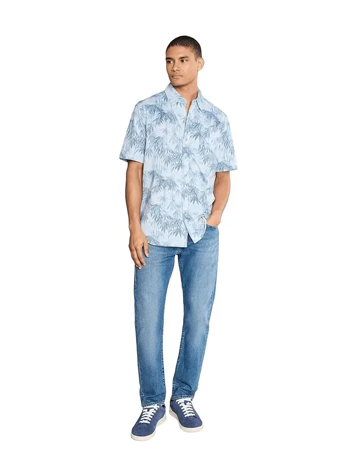 Рубашка повседневная с цветочным принтом San Lucio Tides Bamboo Tommy Bahama — изображение 2 из 5, прозрачный