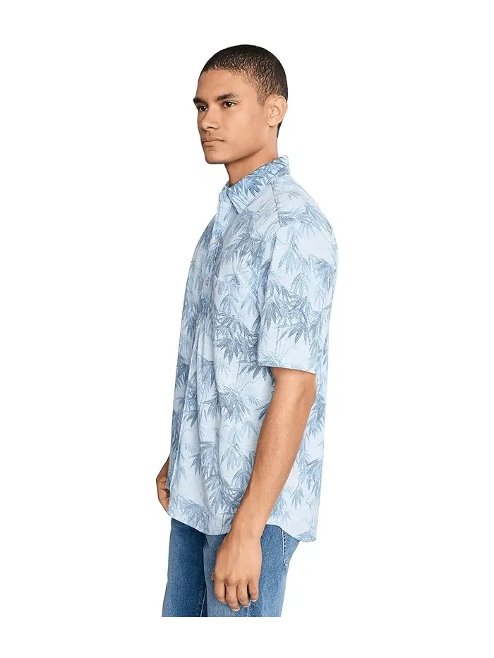 Рубашка повседневная с цветочным принтом San Lucio Tides Bamboo Tommy Bahama — изображение 3 из 5, прозрачный