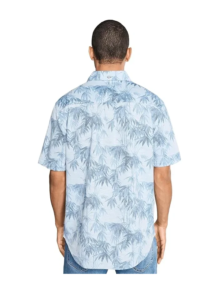 Рубашка повседневная с цветочным принтом San Lucio Tides Bamboo Tommy Bahama — изображение 4 из 5, прозрачный