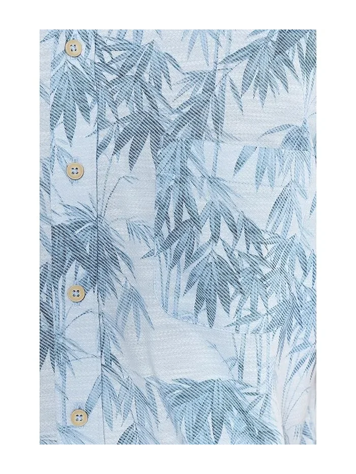 Рубашка повседневная с цветочным принтом San Lucio Tides Bamboo Tommy Bahama — изображение 5 из 5, прозрачный