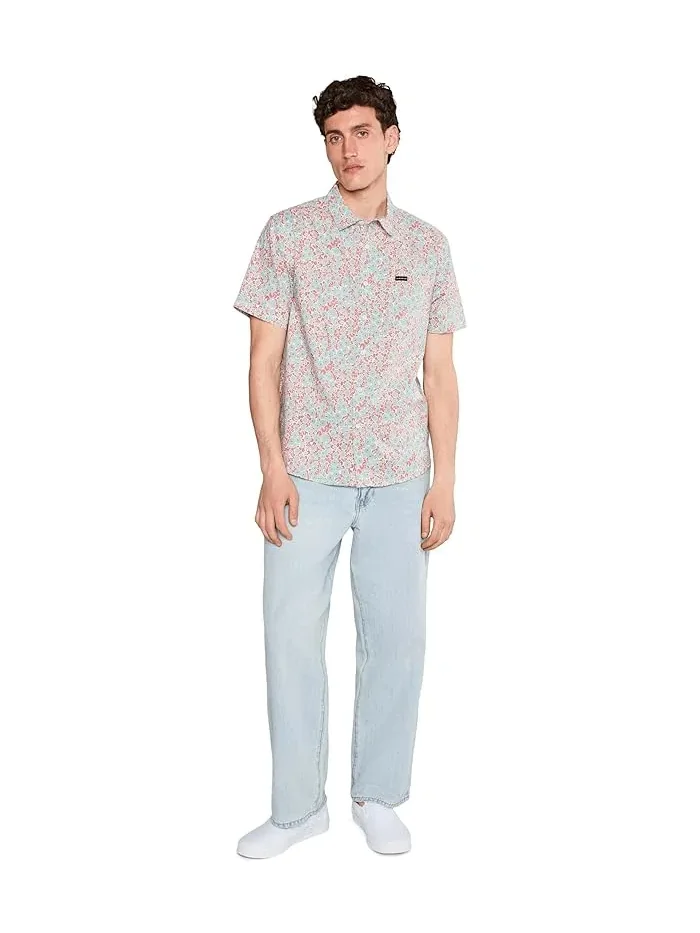 Рубашка с принтом Ditsy Daze Classic Quiksilver — изображение 2 из 5, синий
