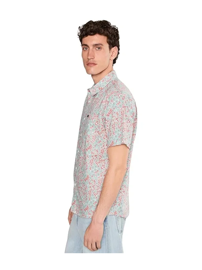Рубашка с принтом Ditsy Daze Classic Quiksilver — изображение 3 из 5, синий