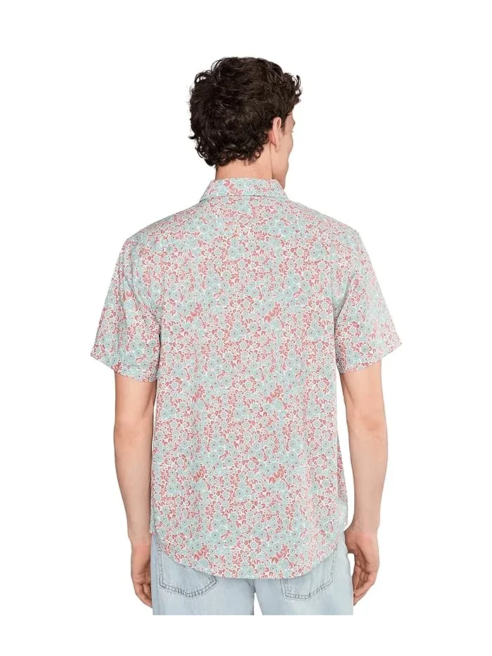 Рубашка с принтом Ditsy Daze Classic Quiksilver — изображение 4 из 5, синий