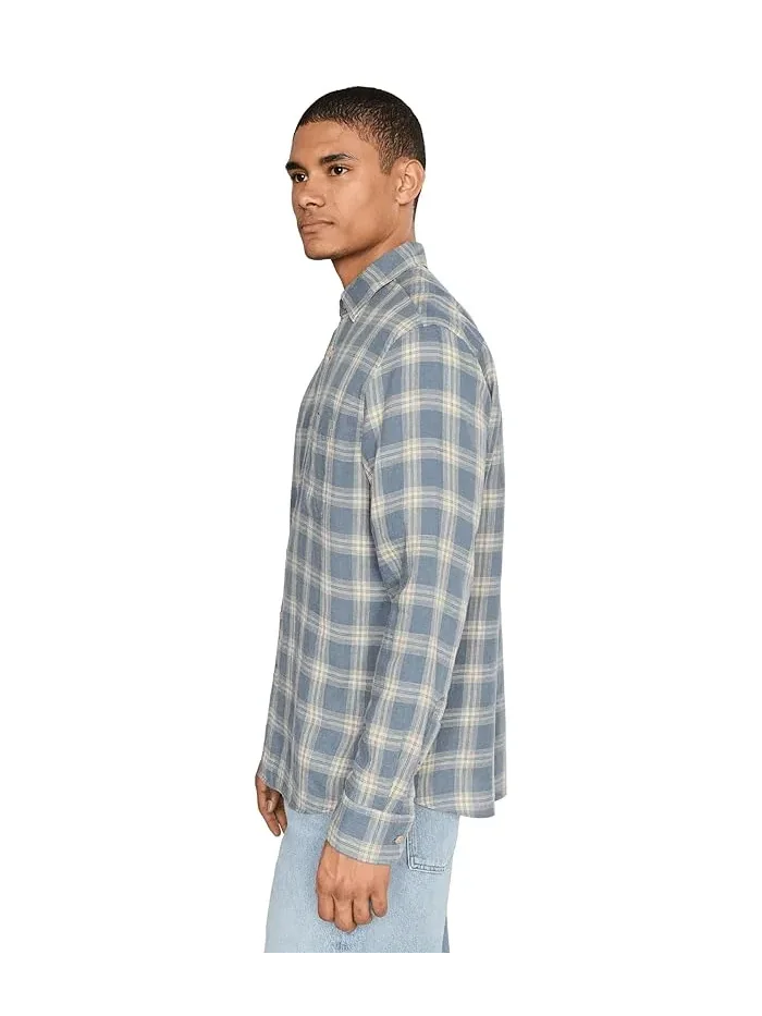 Рубашка Palmetto Faherty, Shore Flint Plaid — изображение 3 из 5, эш