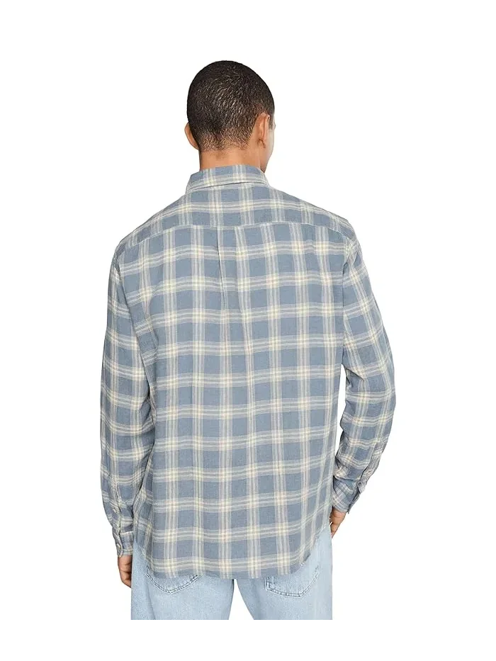 Рубашка Palmetto Faherty, Shore Flint Plaid — изображение 4 из 5, эш