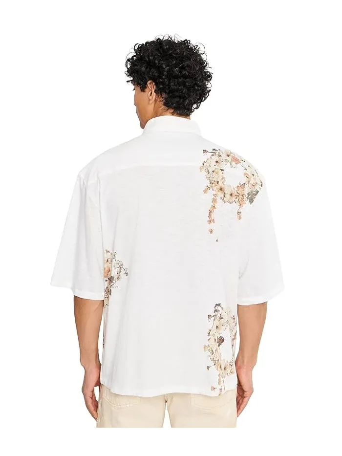 Рубашка с принтом Fleur Lis AllSaints — изображение 4 из 5, экру