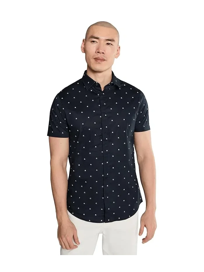 Рубашка с коротким рукавом Slim Fit Armani Exchange