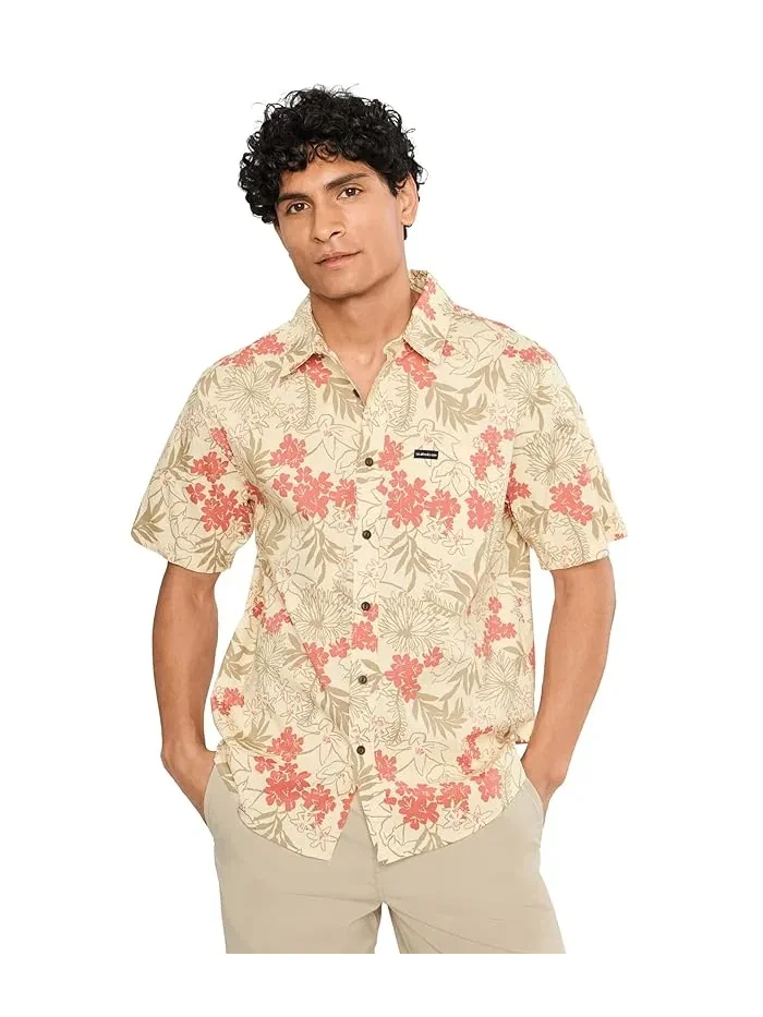 Рубашка с принтом Jetty Bloom Quiksilver — белый