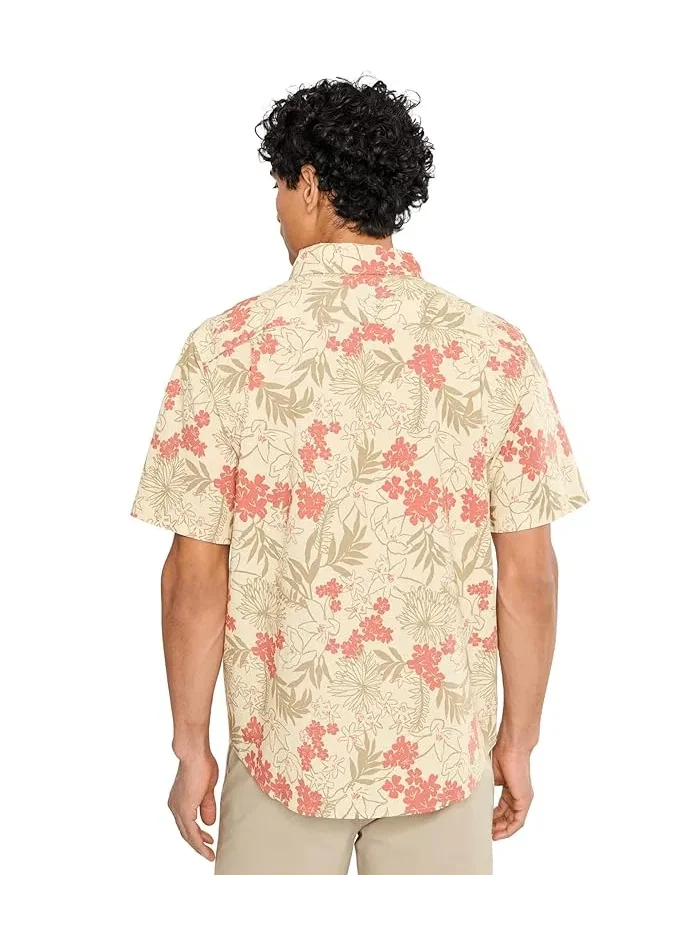 Рубашка с принтом Jetty Bloom Quiksilver — изображение 4 из 5, белый