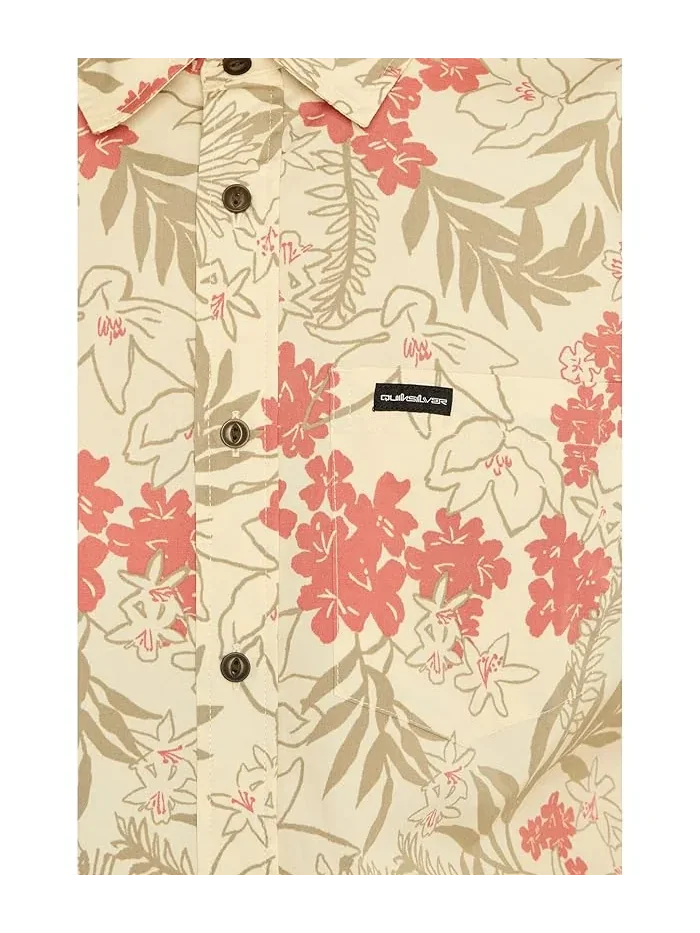 Рубашка с принтом Jetty Bloom Quiksilver — изображение 5 из 5, белый