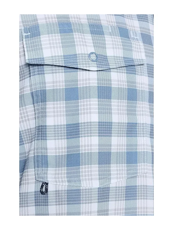 Рубашка Performance Harbor клетка Permit Vineyard Vines — изображение 5 из 5, летний вечер