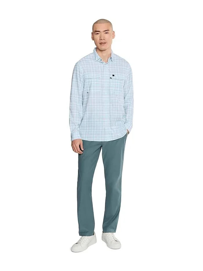 Рубашка Performance Harbor клетка Permit Plaid Vineyard Vines — изображение 2 из 5, белый