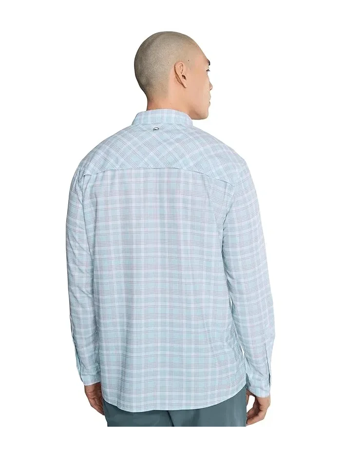 Рубашка Performance Harbor клетка Permit Plaid Vineyard Vines — изображение 4 из 5, белый