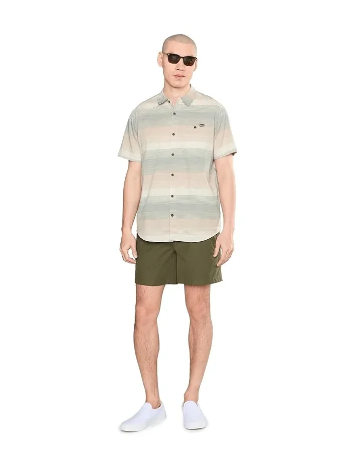 Рубашка с полосками Lido Stripe Hurley — изображение 2 из 5, белый