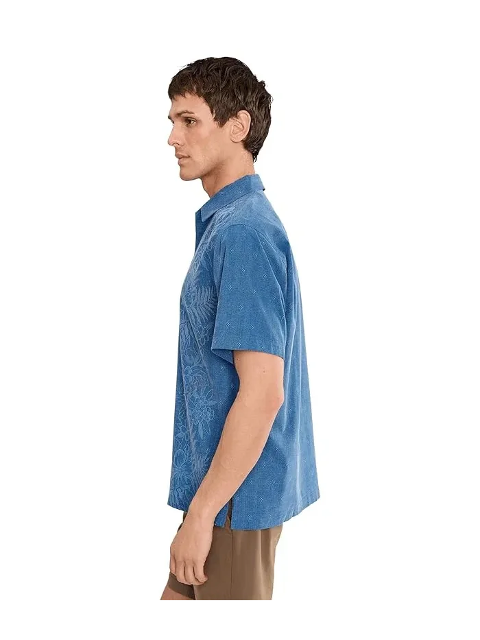 Рубашка кампи из жаккарда Kona Luxe Border Tommy Bahama — изображение 3 из 5, винный