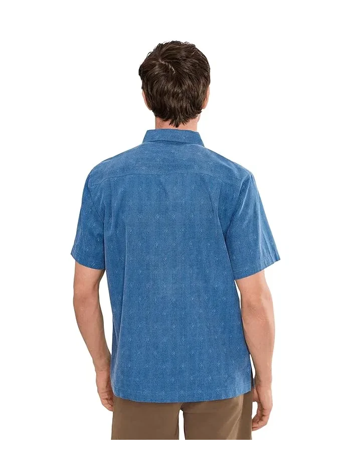 Рубашка кампи из жаккарда Kona Luxe Border Tommy Bahama — изображение 4 из 5, винный