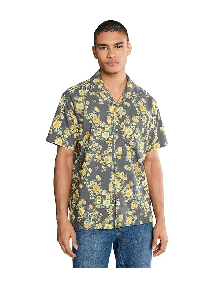 Рубашка с коротким рукавом Dogpatch Camp Short Sleeve Hurley — изображение 1 из 5, синий