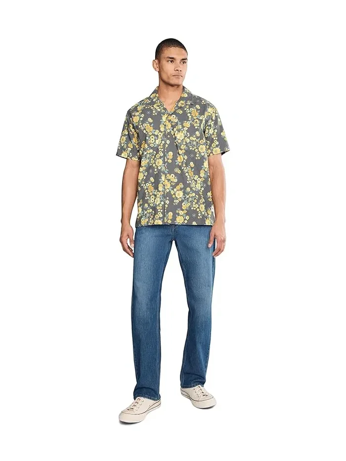 Рубашка с коротким рукавом Dogpatch Camp Short Sleeve Hurley — изображение 2 из 5, синий