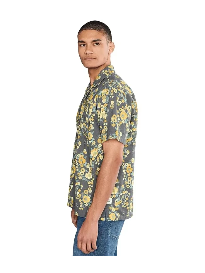 Рубашка с коротким рукавом Dogpatch Camp Short Sleeve Hurley — изображение 3 из 5, синий