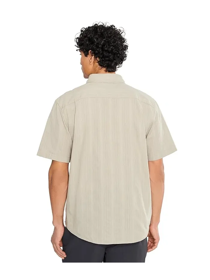 Рубашка повседневная Dobby Stripe Classic Woven Quiksilver — изображение 4 из 5, серый