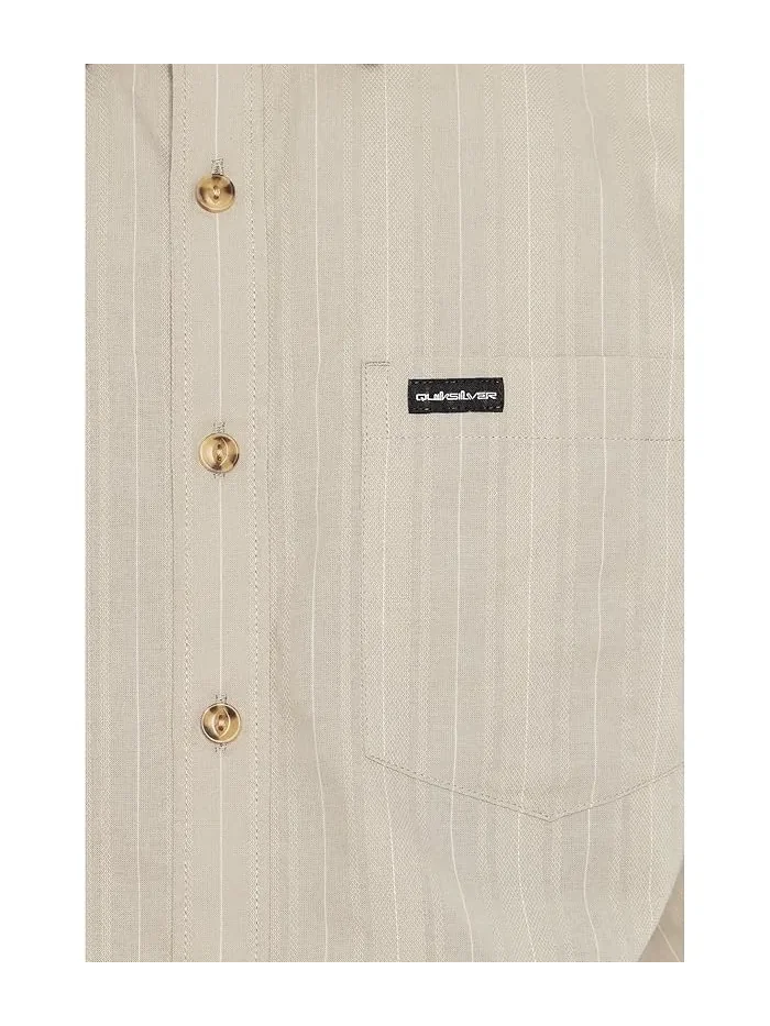 Рубашка повседневная Dobby Stripe Classic Woven Quiksilver — изображение 5 из 5, серый