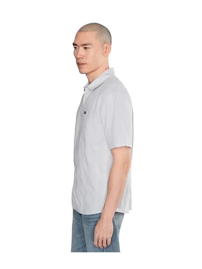 Рубашка повседневная Dobby Stripe Classic Woven Quiksilver, Micro Chip — изображение 3 из 5, микросхема
