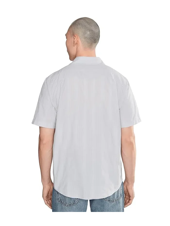 Рубашка повседневная Dobby Stripe Classic Woven Quiksilver, Micro Chip — изображение 4 из 5, микросхема