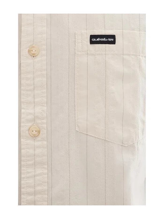 Рубашка повседневная Dobby Stripe Classic Woven Quiksilver — изображение 5 из 5, белый