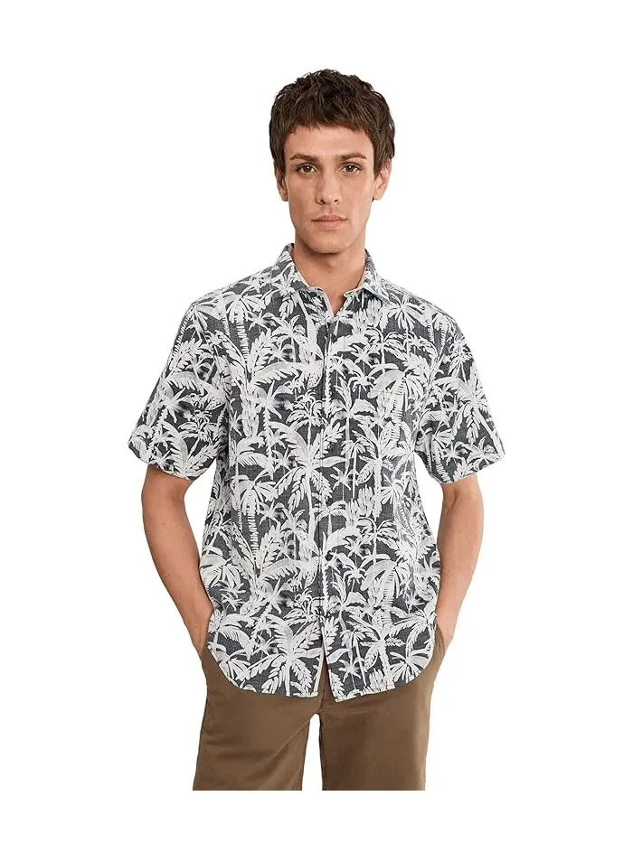 Рубашка повседневная Nova Wave Nero Palms Tommy Bahama — изображение 1 из 5, черный