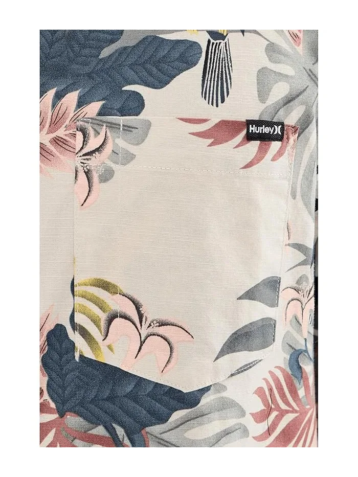 Рубашка с коротким рукавом Lido Stretch Hurley — изображение 5 из 5, кость