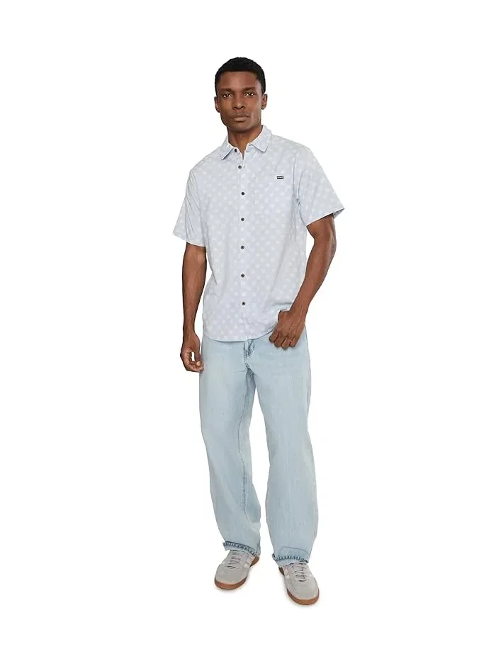 Рубашка с принтом Lido Stretch Short Sleeve Hurley — изображение 2 из 5, серый