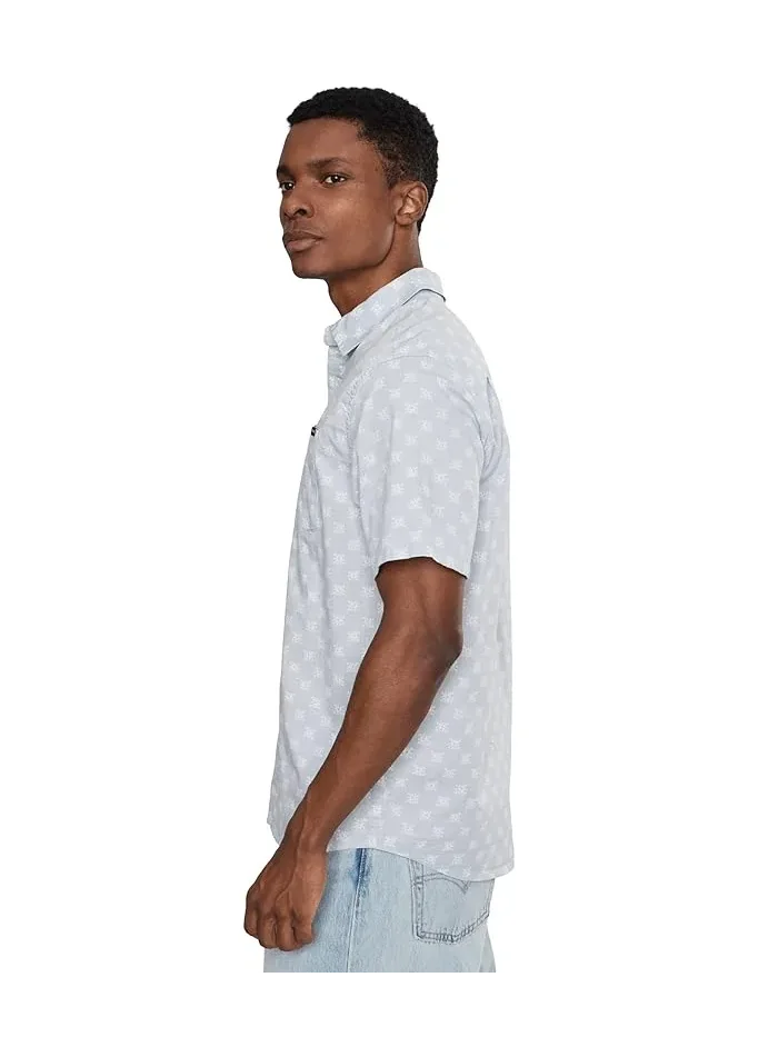Рубашка с принтом Lido Stretch Short Sleeve Hurley — изображение 3 из 5, серый