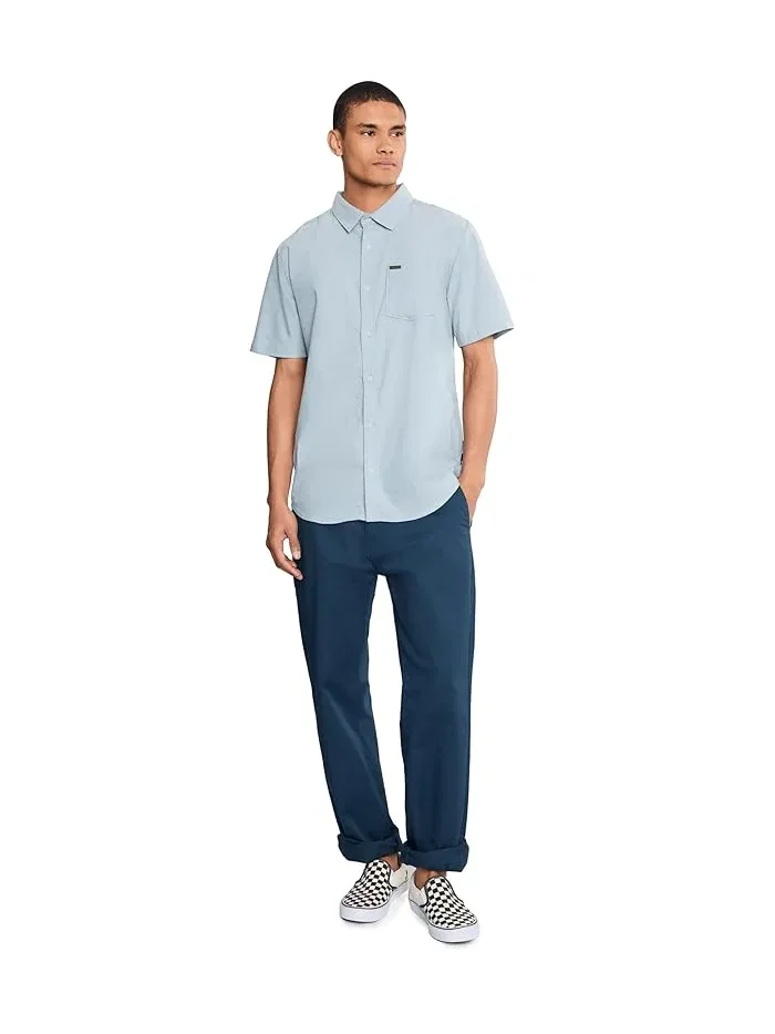 Рубашка оксфорд Everett Oxford II Volcom — изображение 2 из 5, индиго