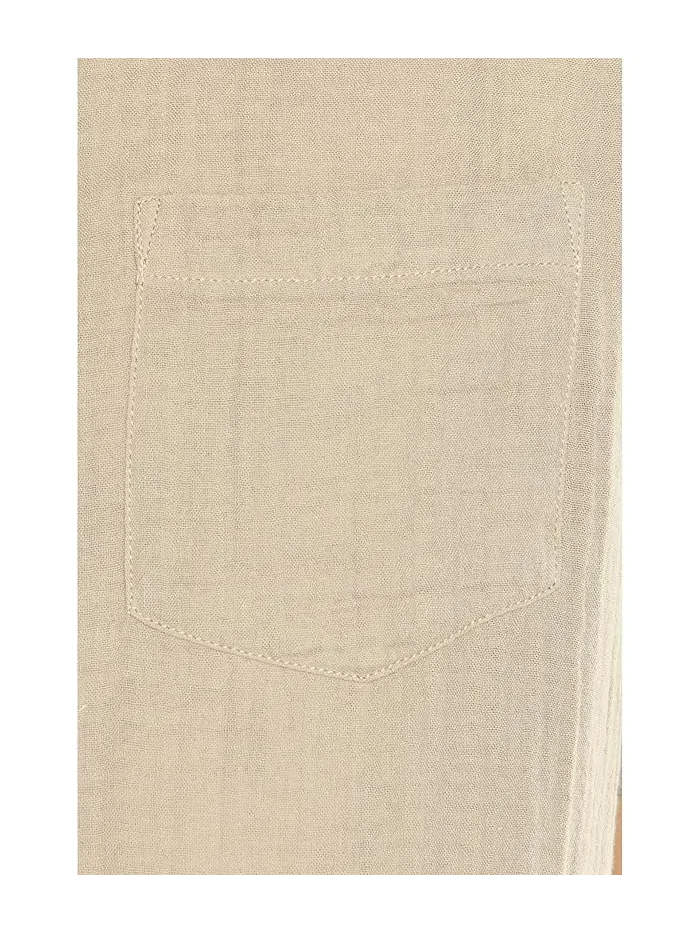 Рубашка Cloud Gauze L.L.Bean — изображение 5 из 5, речной камень