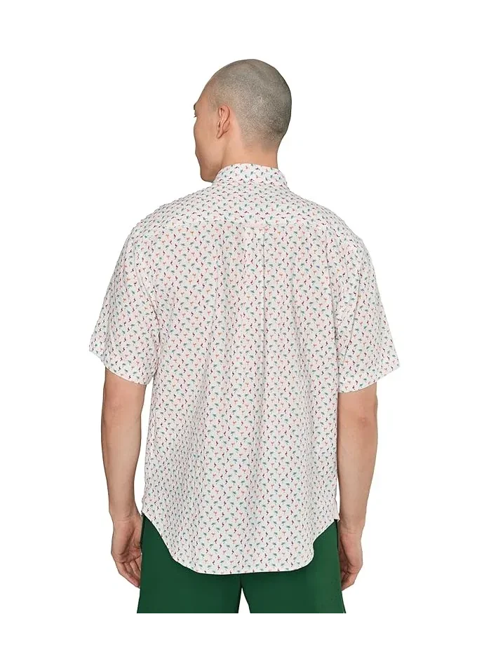 Рубашка принтованная Nova Wave Flock It To You Tommy Bahama — изображение 4 из 5, белый