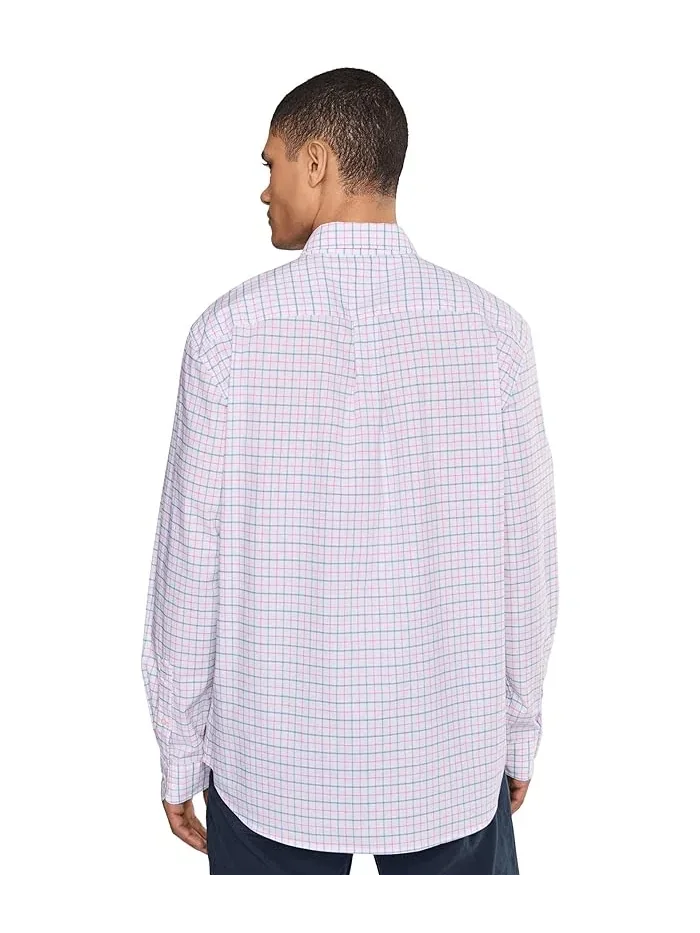 Рубашка повседневная Tattersall Morada Bay Vineyard Vines — изображение 4 из 4, белый