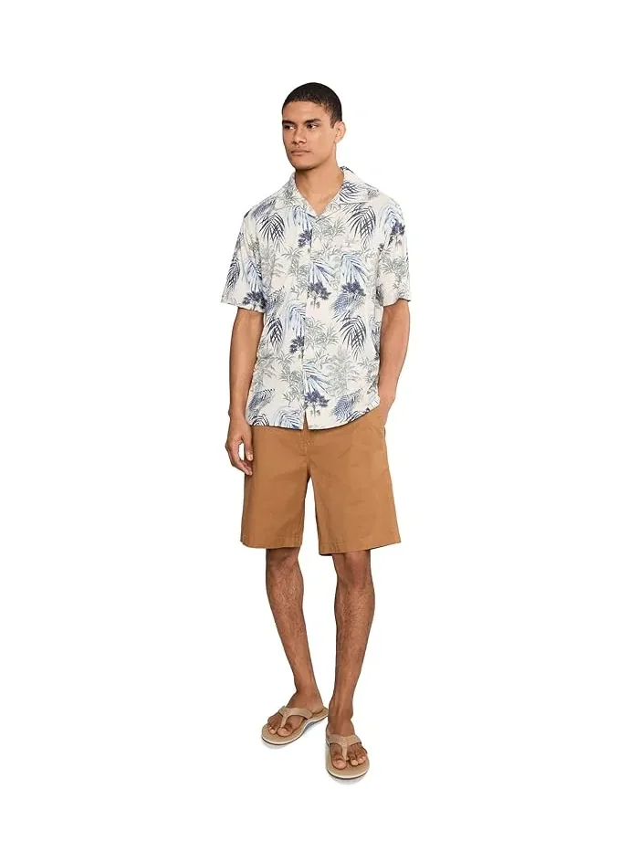 Рубашка Vista Mar Bravo Beach Camp Tommy Bahama — изображение 2 из 5, серебряный