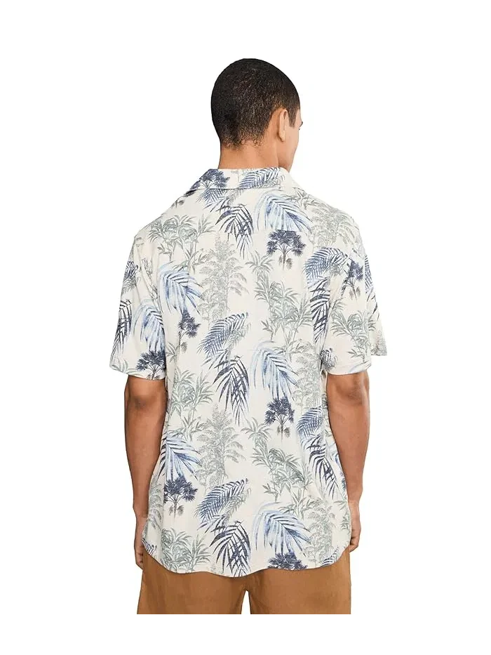 Рубашка Vista Mar Bravo Beach Camp Tommy Bahama — изображение 4 из 5, серебряный