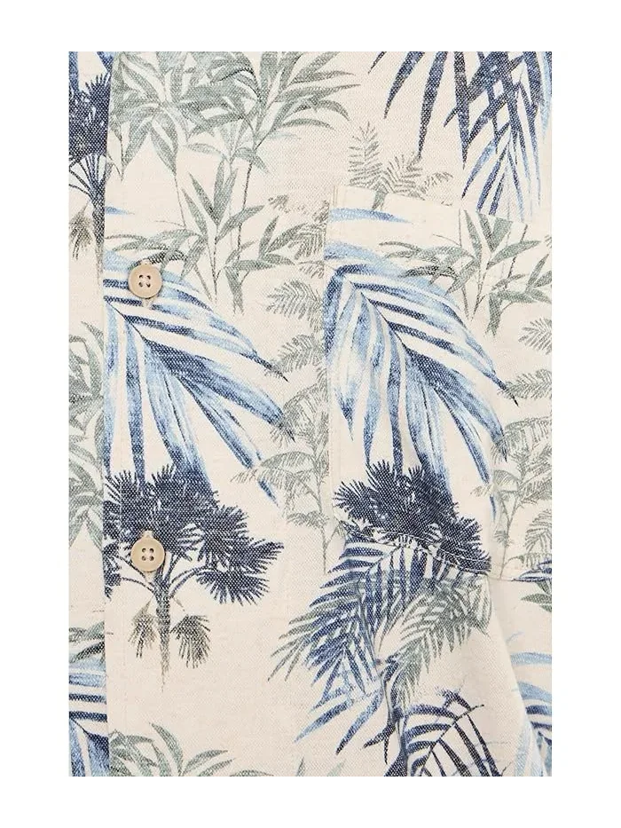 Рубашка Vista Mar Bravo Beach Camp Tommy Bahama — изображение 5 из 5, серебряный