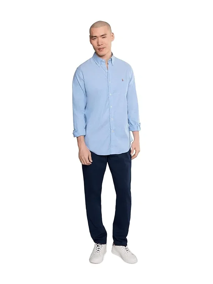 Рубашка Performance Oxford Classic Fit Polo Ralph Lauren — изображение 2 из 5, розовый