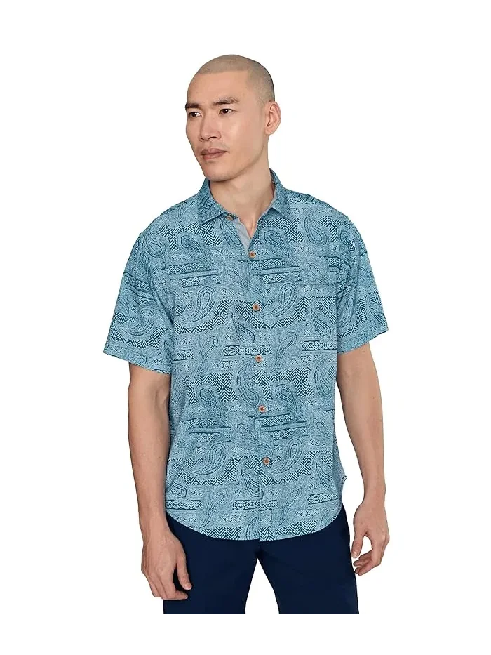 Рубашка с принтом Coastal Ease Azul Falls Tommy Bahama